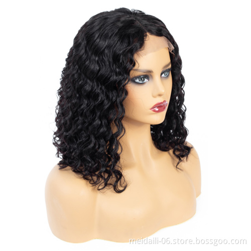 Human Hair Lace Front Wig Closure Wigs for Black Brazilian Front Natural Mink Women Wholesale Swiss Lace Wigs